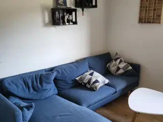 Blå sofa
