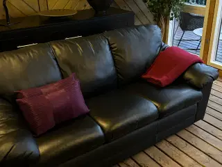 3 personers Lædersofa