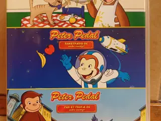 Peter Pedal DVD Børnefilm 3 stk. med dansk tale.
