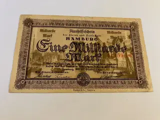 Eine Milliarde Mark 1923 Germany