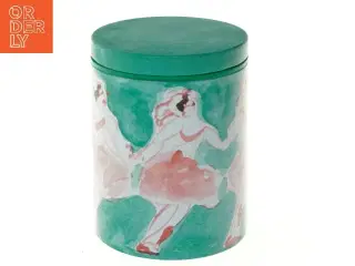 Dåse fra Irma (str. Ø 11,5 cm længde 15 cm)