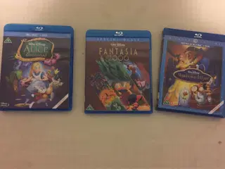 3 walt Disney Blu-ray dvd