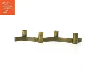 Brændt messing lysestage (str. 36 cm)
