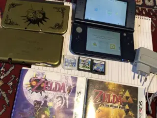 New Nintendo 3DS XL+Zelda: Majoras Mask 3D +Zelda: