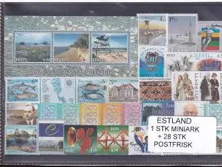 Estland - 1 Stk. Miniark - 28 Stk. Postfrisk