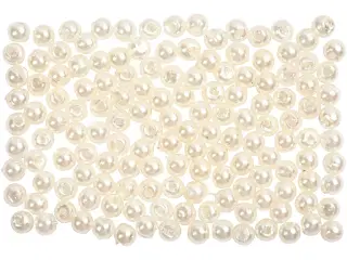 Voksperler, diam. 3 mm, hulstr. 0,7 mm, perlemor, 150stk./ 1 pk.