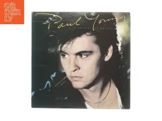 Paul Young - The Secret of Association LP fra Columbia (str. 31 x 31 cm)