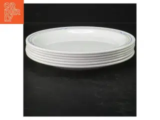 Seks tallerkener fra Waca (str. Ø. 19,5 cm. 6 styk)