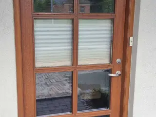 Mahogni glasdør