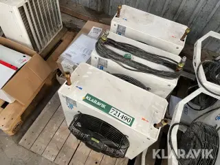 Kalorifere blæsere 2VV SAV-2-2R-1AC-0-0 3 styk inklusiv ophæng.