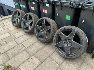 20" Borbet A med næsten nye sommerdæk