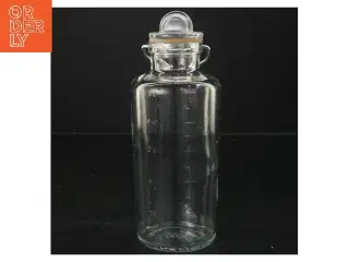 OlePalsby Glasflaske 0,5 l. med låg (str. 20 cm)