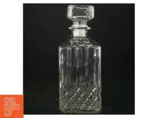 Glas karaffel med prop (str. 9x9x24 cm)