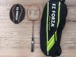 FZ Forza professionel badminton ketcher med taske