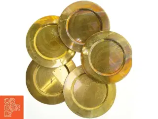 Messingtallerkener (str. 25,5 cm)