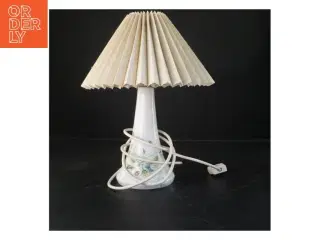 Retro bordlampe med folde lampeskærm (str. 38x26 cm)