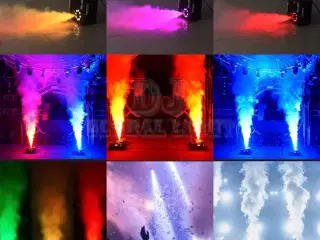 1500W Vertikal Røgmaskine m. LED