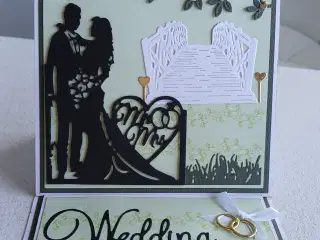 Bryllupskort sælges. 