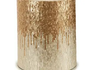 Taburet Sølvfarvet Gylden Perlemor DM (40 x 46 x 40	 cm)