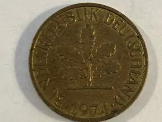 5 Pfennig Germany 1974