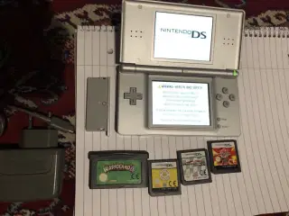 Nintendo DS Lite +Wario Land 4 + Bakugan, Mario Ka