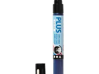 Plus Color Tusch, L: 14,5 cm, streg 1-2 mm, marineblå, 5,5 ml, 1 stk.
