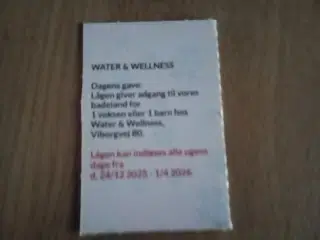 Adgang hos Water and Wellness
