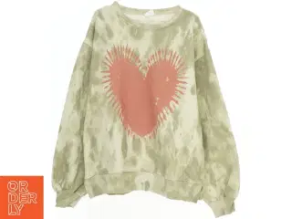 Sweatshirt med hjerte fra H&M (str. 152)