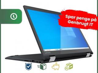14" Lenovo Yoga 510-14IKB - Intel i5 7200U 2,5GHz 240GB SSD 8GB Win10 Home - Ebony Black - Grade B - bærbar computer