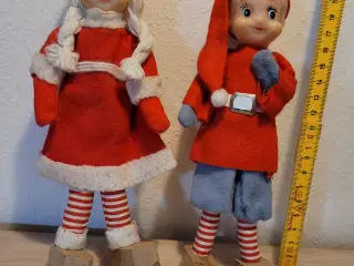 Ældre nissepige og nissedreng