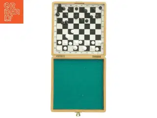 Bærbart skakspil (str. 15x15 cm)