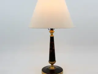 Antik elegant empirestil messing bordlampe 1930'ne