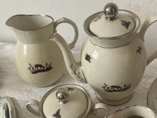 Meget flot ældre kaffestel 