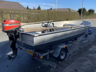 Alu jolle med styrepult Linder 400 sportsman