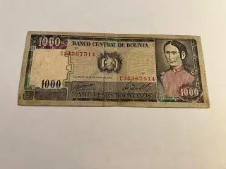 1000 Pesos Bolivia