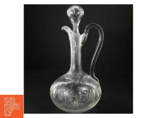 Glashane kande (str. 24 cm uden låg. 15 cm i diameter)