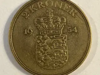 2 Kroner Danmark 1954