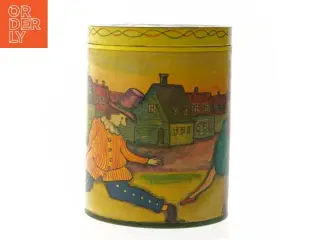 Kunstdåse (str. Ø. 11,5 cm. længde, 15 cm) fra Irma