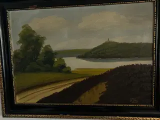 Flot maleri af Himmelbjerget