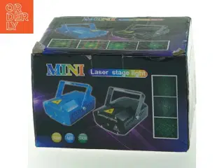 Mini laser scenelys (str. 120x100x80 mm)