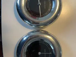 Georg Jensen, væg barometer og hygrometer