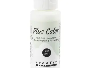 Plus Color Hobbymaling, råhvid, 60ml/ 1 fl.