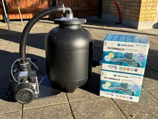 Filteranlæg – inkl. filterkugler