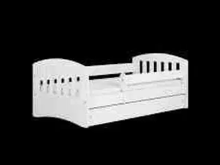 Star juniorseng 85x165 cm - hvid med madras og skuffe