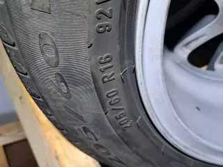 Fine Bmw alufælge med dæk