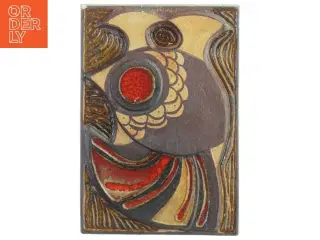 Keramik væg relief fra Søholm Stentøj (str. 35 x 24,5 cm)