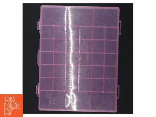 Transparent plastik opbevaringsboks (str. 23,5 x 18 cm)