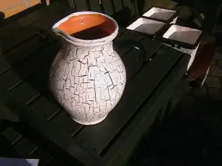 1 Kande/Vase i keramik.