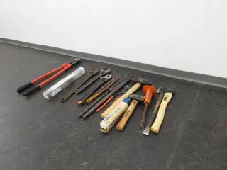 Håndværktøj, ikke forknoklet