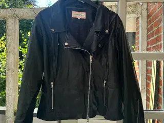 Læderjakke Plus Size